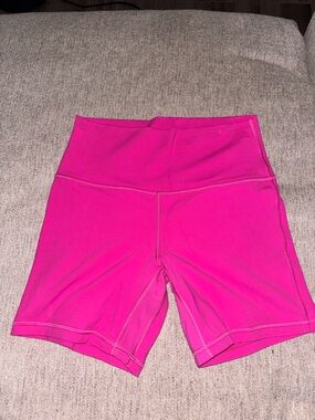 Bright Pink Align Double Lined Shorts